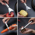 Potato Vegetable And Fruit Peelers For Kitchen,Kyraton Y Shaped And I Shaped Quality Stainless Steel Peelers,Sharp Blade And Ergonomic Non Slip Ea...