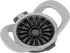 PrepWorks by Progressive Dishwasher Safe 16-Slice Thin Apple Slicer and Corer with Attached Safety Cover (Grey)...