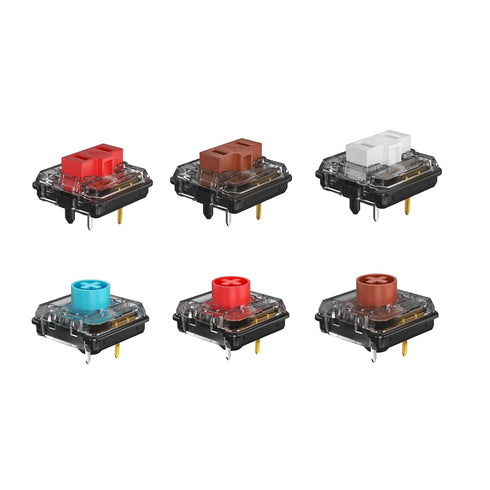Kailh Choc 1350 and V2 Series Low Profile Mechanical Keyboard Switches Sample Pack 20pcs...