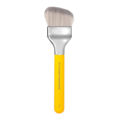 Bdellium Tools Professional Makeup Brush - Studio Series 971 Large Slanted Double Dome Blender - With Soft Synthetic Fibers, For Quick & Easy Appl...
