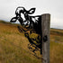 Metal Peeping Cow | Donkey | Duck | Wall Art Decor, Funny Animal Metal Sign, Cutout Sign Metal Art for Farm, Outdoor Garden, Yard Gift...