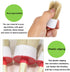 Natural Bristle Chalk Paint Wax Brush Wood Handle Round Paint Brushes for Paint Oil Watercolor Paints Waxing Brushes,Furniture, DIY Art Crafts(7PA...