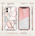 i-Blason Cosmo Series Case for iPhone 12 / iPhone 12 Pro 5G 6.1 inch (2020 Release), Slim Full-Body Stylish Protective Case with Built-in Screen P...