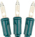 Novelty Lights 8.5 Feet 20 Bulb Clear Mini Light String on Green Wire, Non-Connectable Incandescent Fairy Lights for Bottles and Crafts, 4" Bulb S...