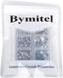 Bymitel 5000 Pieces 6 Mixed Sizes Glue Fix on Glass Rhinestones Round Crystal Gems Flatback for DIY Jewelry Making with one Picking Pen(6-Sizes 50...