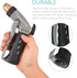 Navaris Garden Hose Nozzle Spray - High Pressure Metal Water Gun Sprinkler with Ergonomic Trigger for Lawn, Gardening, Car Washing, Watering Plant...