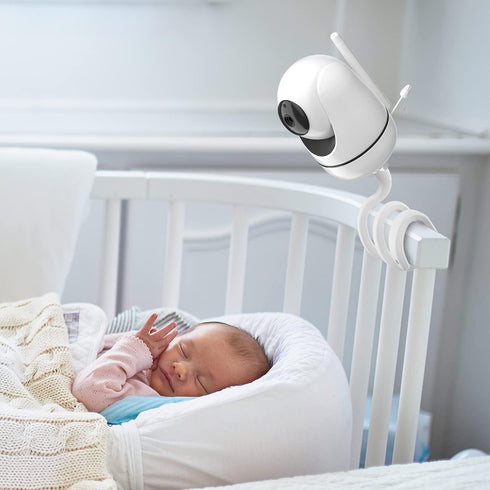 Baby Monitor Mount for HelloBaby HB65/HB66/HB248 and ANMEATE SM935E /Bonoch Baby Monitor Camera, Versatile Twist Mount without Tools or Wall Damag...