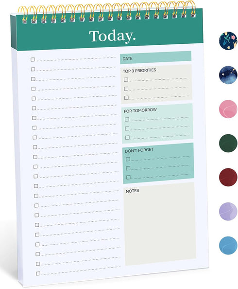 To Do List Pad - To Do List Notebook for Work with 52 Sheets, Undated Daily Planner Perfect for Daily Tasks and Goal Setting, To Do List Notepad S...