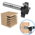 CNC Spoilboard Surfacing Router Bits, 1/4“ Shank 1” Cutting Diameter Dado and Planer Router Bits Spoilboard Cutter with Removable Inserts, Carbide...