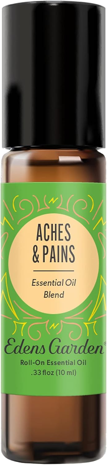Edens Garden Aches & Pains "OK for Kids" Essential Oil Blend, 100% Pure & Natural Premium Best Recipe Therapeutic Aromatherapy Essential Oil Blend...