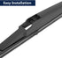X AUTOHAUX 310mm 12" Car Rear Windshield Wiper Blade Arm Set for Mitsubishi Endeavor 04-11...