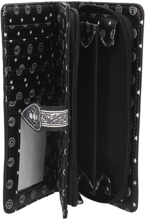 Nemesis Now Ouija Spirit Board Embossed Wallet, Gothic Purse, Occult Accessory, Black, 18.5cm...