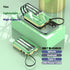 Portable Charger 10000 mAh Power Bank Mini LED Mirror Display Screen Excellent Touch Slim Portable Phone Charger for iPhone 15/14/13/Pro Samsung G...
