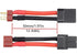 2pcs RC Lipo Battery Charger Conversion Cable Adapter Wire T Plug Male Female Connector Compatible with Slash, Rustler, Stampede, Bandit, E Revo L...