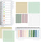 ONEDONE Transparent Sticky Notes,700 Sheets Clear Sticky Notes Tabs for Annotating Books, Translucent Sticky Notes w/Index Tabs Book Tabs Sticky T...