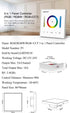 LGIDTECH P3 Miboxer Wall-Mounted Full Touch Panel Controller for 3528 5050 2835 RGB RGBW RGB+CCT Dimmable Color Changing LED Strip Lighting DC 12-...