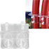 Pssopp Aquarium Water Pipe Clamp Acrylic Aquarium Pipe Clip Clamp Holder Transparent Fish Hose Fix Clip for Aquarium in Out Pipe Double Hole 20mm/...