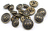 14 Pieces Antique Metal Buttons 15mm 20mm Blazer Buttons Set for Blazers, Suits, Sport Coat, Uniform, Jackets (MB20170)...