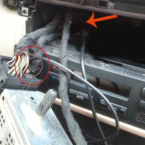 Car Business CD Bluetooth Music Audio Cable 10Pin Microphone Mic Handsfree Phone Call Adapter for BMW E46 10Pin Socket...
