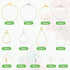 200PCS Earring Making Kit Beading Hoop Earring Finding Hoop Open Beading Hoops Bulk Earring Wire Hoops for DIY Earring Jewelry Craft Supplies Tear...