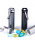 Waterproof Portable Keychain Pill Holder Medicine Fob with Key Ring for Travel, Camping Trips, and Everyday Assurance - 3 Pack...