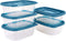 5PCS Small Food Storage Containers,Freezer Microwave safe,Food Container Sets,BPA Free Plastic Meal Prep Containers & Kitchen Set,Lunch Containers...