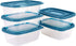 5PCS Small Food Storage Containers,Freezer Microwave safe,Food Container Sets,BPA Free Plastic Meal Prep Containers & Kitchen Set,Lunch Containers...
