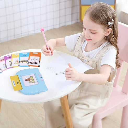 Talking Flash Cards Toddler Toys Pocket Speech for Toddlers 1-3, Talking Learning Flash Cards Educational Toys Sensory Toys Gift for Boys and Girl...