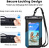 Waterproof Phone Pouch 2Pcs(S+L),Waterproof Phone Lanyard Case,IPX8 Floating Waterproof Phone Case Dry Bag for iPhone 15 14 Pro 13 13 Pro Max 12 1...