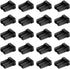 SFP SFP+ Ethernet Dust Cover Fiber Optic Port Plug Dust Caps for LC Duplex Port, Black Silicone, 20pcs...