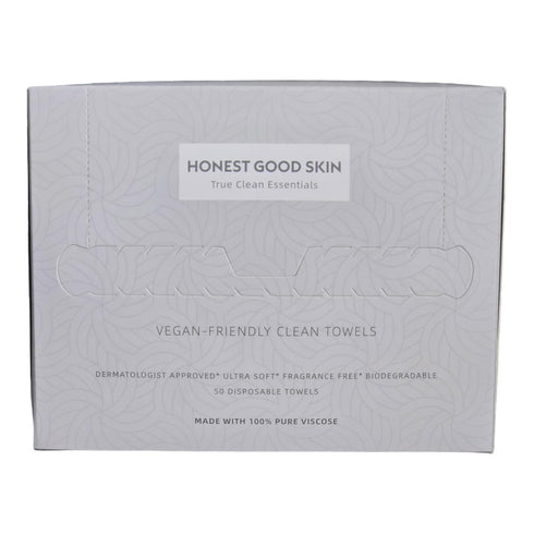 Vegan-Friendly, Unscented, Disposable Face Towel, 100% Biodegradable, Face Towellets, Makeup Remover, Hypoallergenic, Super Soft...