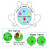 Frog Baby Water mat, Tummy time Baby Toys, Inflatable Play Mat Water Cushion Baby Toys, Fun Early Development Activity Play Center for Newborn (93...