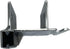 Harris Hardware TP5341-B Die Cast Zamac Chrome Plated Emergency Access Inswing Strike & Keeper For 1-1/4-inch Thick Square Edge Partition......