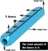 Beduan 1/4" 5 Way 8 Port Aluminum Air Hose Inline Manifold Block Splitter, Pneumatic Air Compressor Manifold Fitting (Pack of 2)...