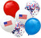 BinaryABC Patriotic Latex Balloons Confetti Balloons,4th of July Balloons,25Pcs...