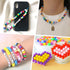 SUNNYCLUE 1000Pcs Mixed Pony Beads Bulk Opaque Pony Beads 6x8mm Plastic Craft Beads Red White Blue Pink Yellow Pony Beads Mixed Color Beads Set fo...