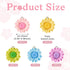 40Pcs Resin Sunflower Charms Opaque Flower Pendants Ornament with Iron Loops 4 Colors 24-25mm for DIY Necklace Bracelet Earring Jewelry Making Sup...