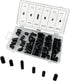 80 Piece Vacuum Cap Assortment Carburetor & Vacuum Rubber Cap Assortment Set 5/32" -3/8" Auto Repair Kit...