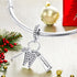 Toothbrush Charms compatible with Bracelets and Necklaces Clips Women's Bead Charms with Cubic Zirconia Dangle Spacer Birthday Gifts for Women's...