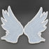 2Pairs Angel Wings Molds Left & Right Wings Epoxy Resin Casting Silicone Mold, 1Pair Large 3.5 x 1.8" & 1Pair Small 2.2 x 1.1"...