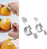 Silver Stainless Steel Orange Peeler Lemon Fruit Peeler Skin Remover Orange Parer Peeling Fruit Tool Kitchen Accessories Orange Peeler Machine Man...