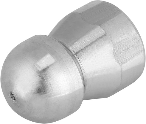 Sewer Cleaning Nozzle,3/8" High Pressure Washer Drain Hose Sewer Cleaning Pipe Jetter Nozzle...