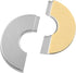 2PCS 304 Stainless Steel Round Escutcheon Plate Round Snap-fit Decorative Cover For Outer Diameter 65mm, Inner Diameter 24mm...