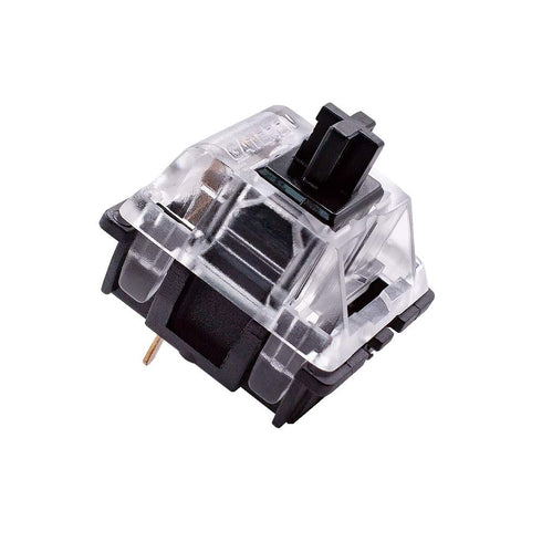 Gateron KS-8 Black Switches for Mechanical Keyboards,3-pin Black-Shell Compatible with SMD RGB Light-Pack 20...