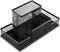 Students Office Desk Mesh Style 4 Compartments Metal Pen Holder Office Desk Organizers...