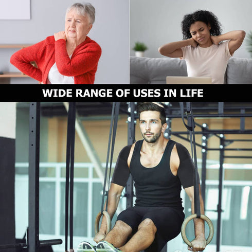 Double Shoulder Brace, Comfortable Double Shoulder -Breathable Sports Protective Gear for Chronic Tendinitis Pain Relief, Shoulder Strap Brace for...