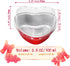 50PCS 3.5oz/100ml Mini Heart Cake Pans,Valentine's Day Heart Shaped Cake Pans with Lids,Aluminum Foil Heart Cake Pan (Pink),Reusable Foil Cake Pan...