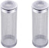 Quickun Stainless Steel Aquarium Flow Fish Filter Guard Net Shrimp Safe Inlet Inflow Protect Basket Mesh Media 12mm, 2Pcs...