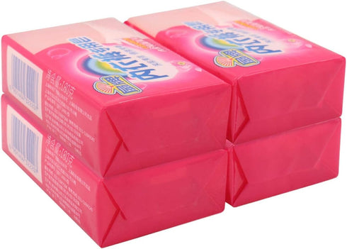 BEE & FLOWER Fan Underwear Cleaning Soap Bar Underwear Laundry Soap Bar Ideal Hand Wash for Lingerie (6.3 Oz x 4)...