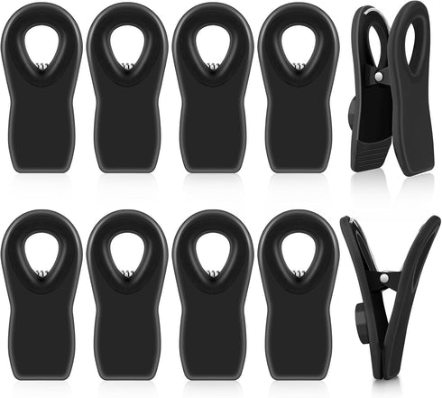 10 Pack Chip Clips Bag Clips Food Clips for Food, Magnetic Chip Clips for Food Packages, Magnet Clips Bag Clip, Magnetic Chip Clips for Fridge, Ch...